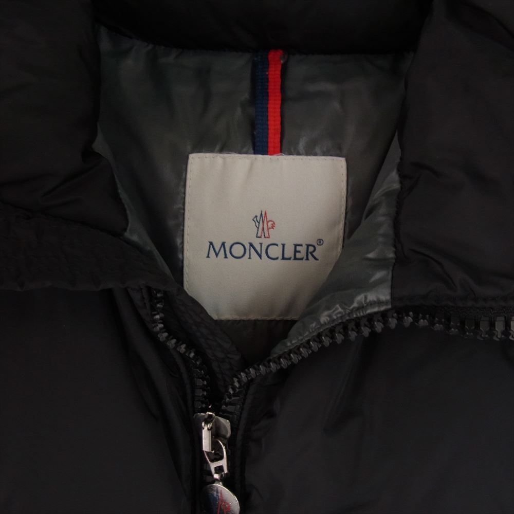 MONCLER モンクレール 120914036605 国内正規品 MAYA GIUBBOTTO マヤ ダウン ジャケット フード付 ブラック系 4【中古】