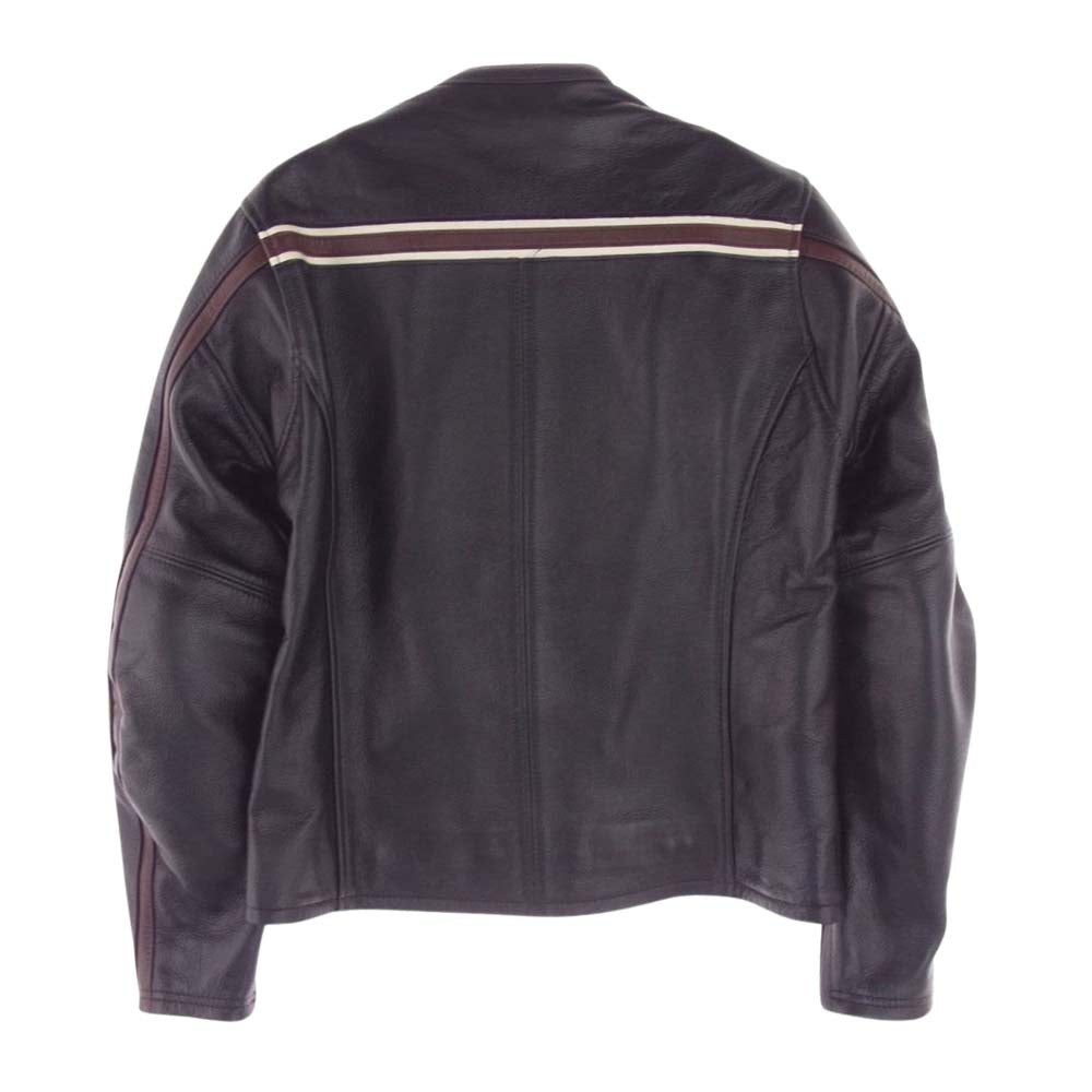KADOYA カドヤ K’S LEATHER CHASER レザー シングル ライダース ジャケット ブラック系 ブラウン系 M【中古】