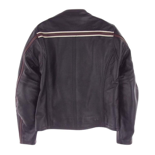 KADOYA カドヤ K’S LEATHER CHASER レザー シングル ライダース ジャケット ブラック系 ブラウン系 M【中古】