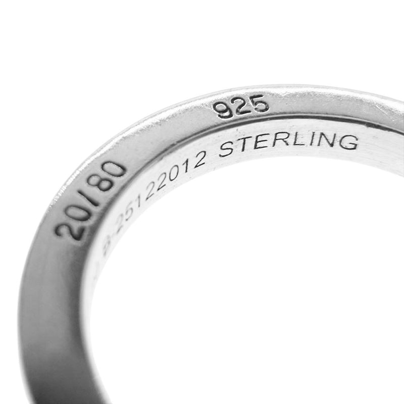 トゥエンティーエイティー TWENTY EIGHTY STERLING SILVER SQUARE RING 1.8mm WIDTH スクエアリング シルバー リング シルバー系 17号【中古】