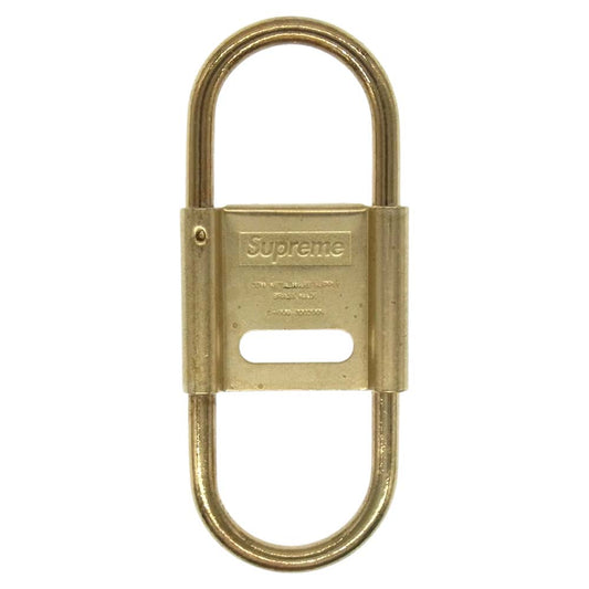 Supreme シュプリーム CDW Delta Carabiner BRASS デルタ カラビナ キーリング キーホルダー  ゴールド系【美品】【中古】