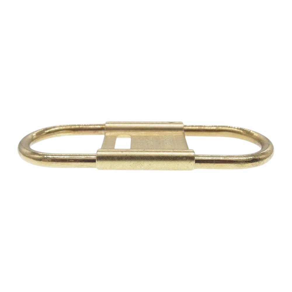 Supreme シュプリーム CDW Delta Carabiner BRASS デルタ カラビナ キーリング キーホルダー  ゴールド系【美品】【中古】