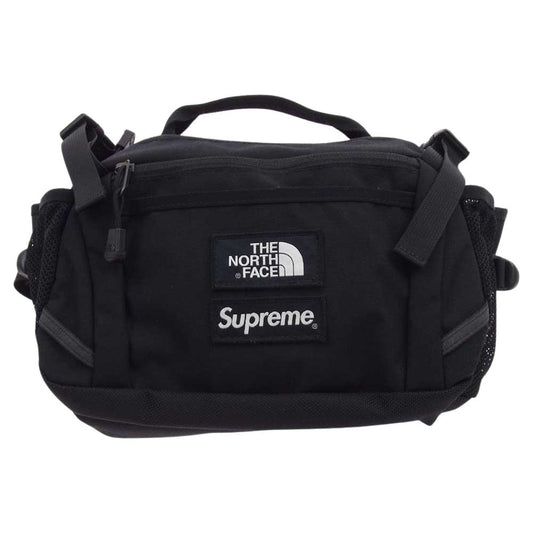 Supreme シュプリーム 18AW × THE NORTH FACE Expedition Waist Bag ノースフェイス エクスペディション ウエスト バッグ ボディバッグ ブラック系【中古】