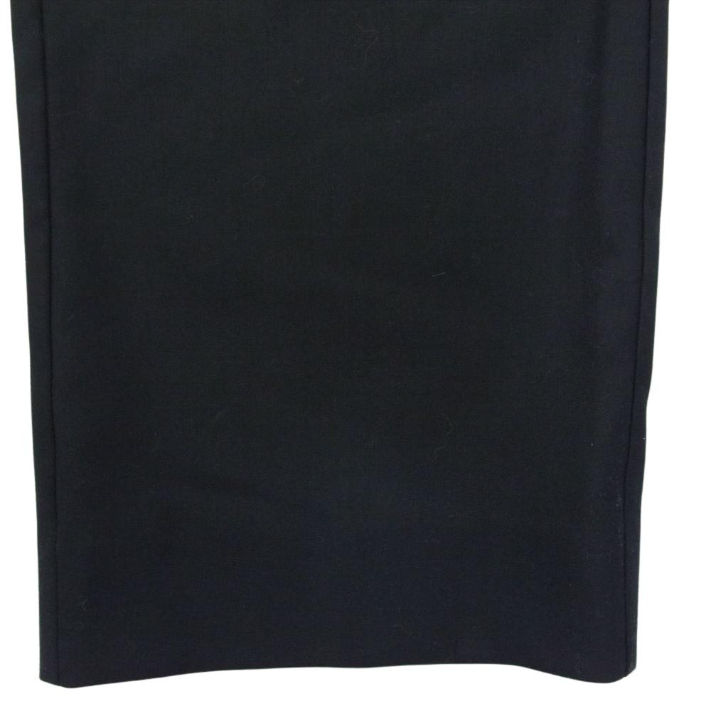 ポート バイ アーク PO13-P001 Wool Denim Chambray Trousers ウール トラウザーズ パンツイージー スラックス ブラック系 1【極上美品】【中古】