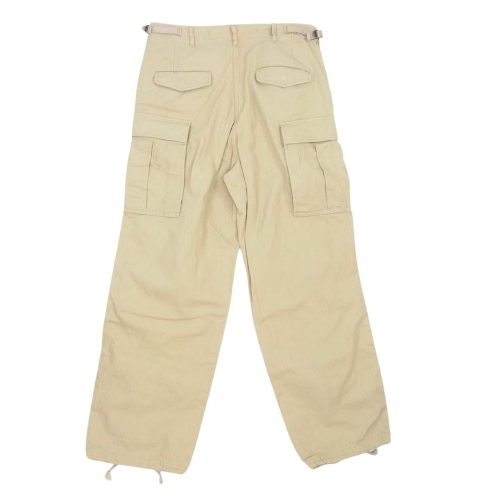 COMME des GARCONS HOMME コムデギャルソンオム 07SS HC-P051 サイド アジャスター 二ータック カーゴ パンツ ベージュ系 S【中古】