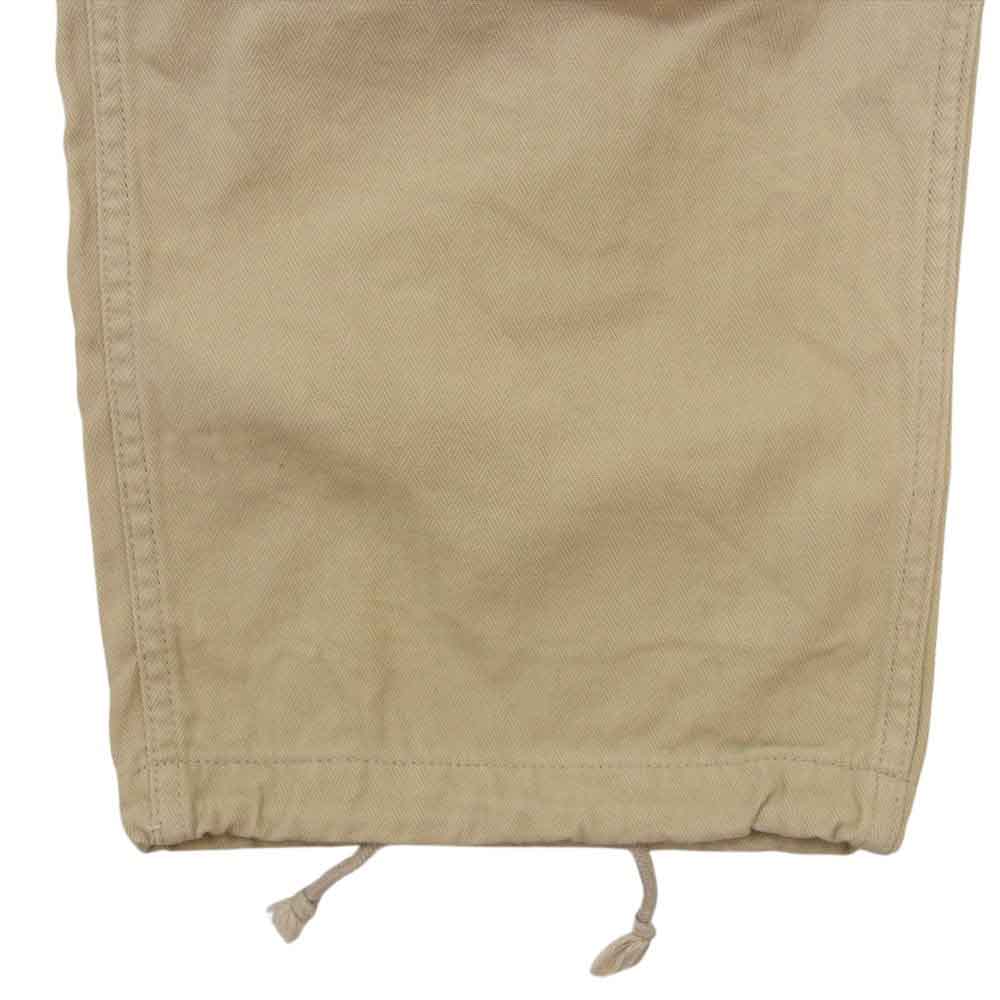 COMME des GARCONS HOMME コムデギャルソンオム 07SS HC-P051 サイド アジャスター 二ータック カーゴ パンツ ベージュ系 S【中古】