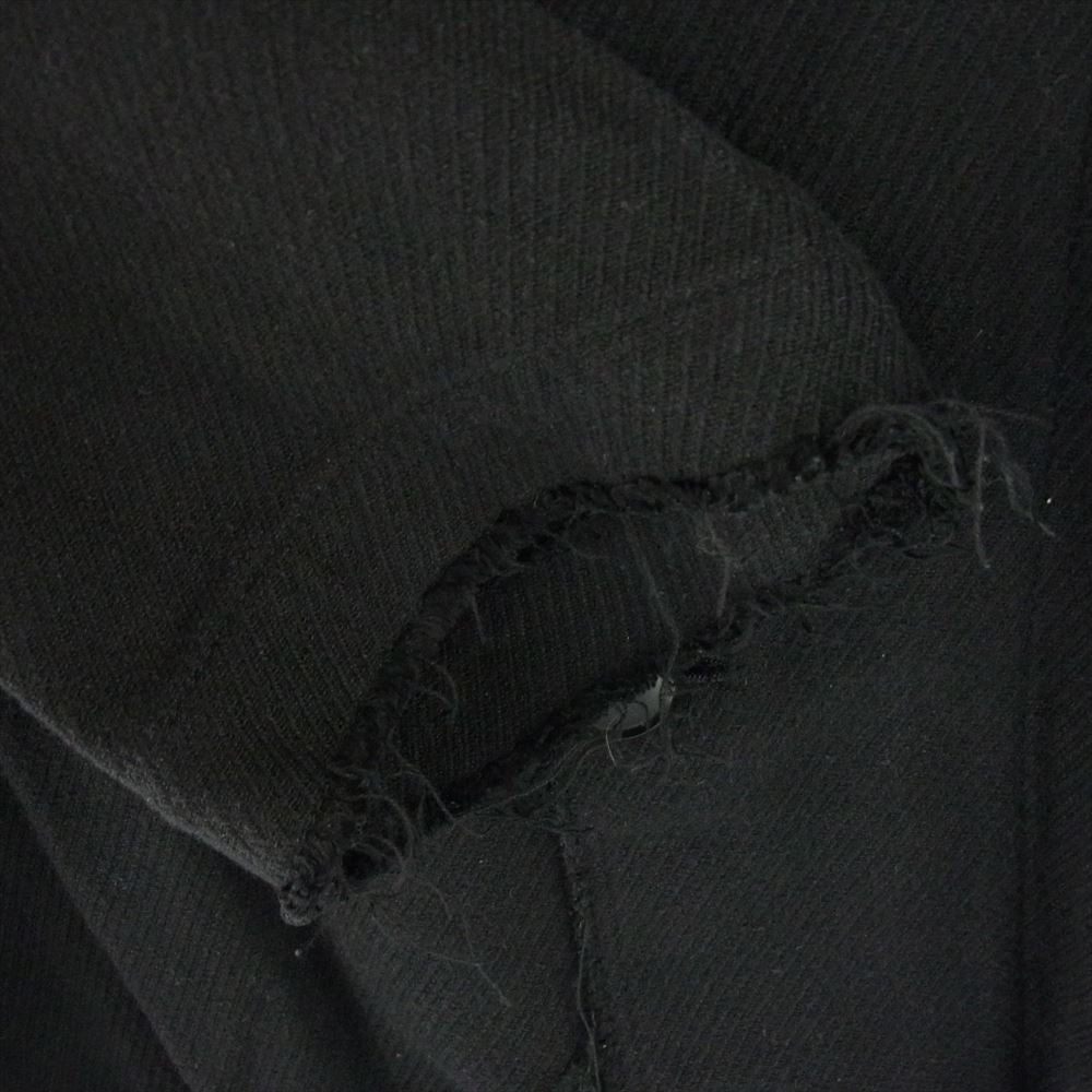 Yohji Yamamoto ヨウジヤマモト UV-J04-034 S'YTE サイト C/RY LINEN-BLEND KALZE JACKET 断ち切り テーラードジャケット ブラック系 3【中古】