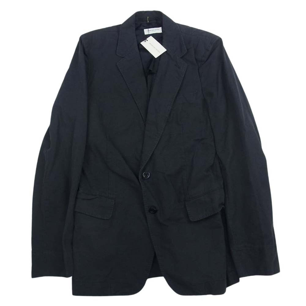 DRIES VAN NOTEN ドリスヴァンノッテン BURKE 5175 BLA M.W.JACKET ピークドラペル テーラード ジャケット ネイビー系 48【中古】