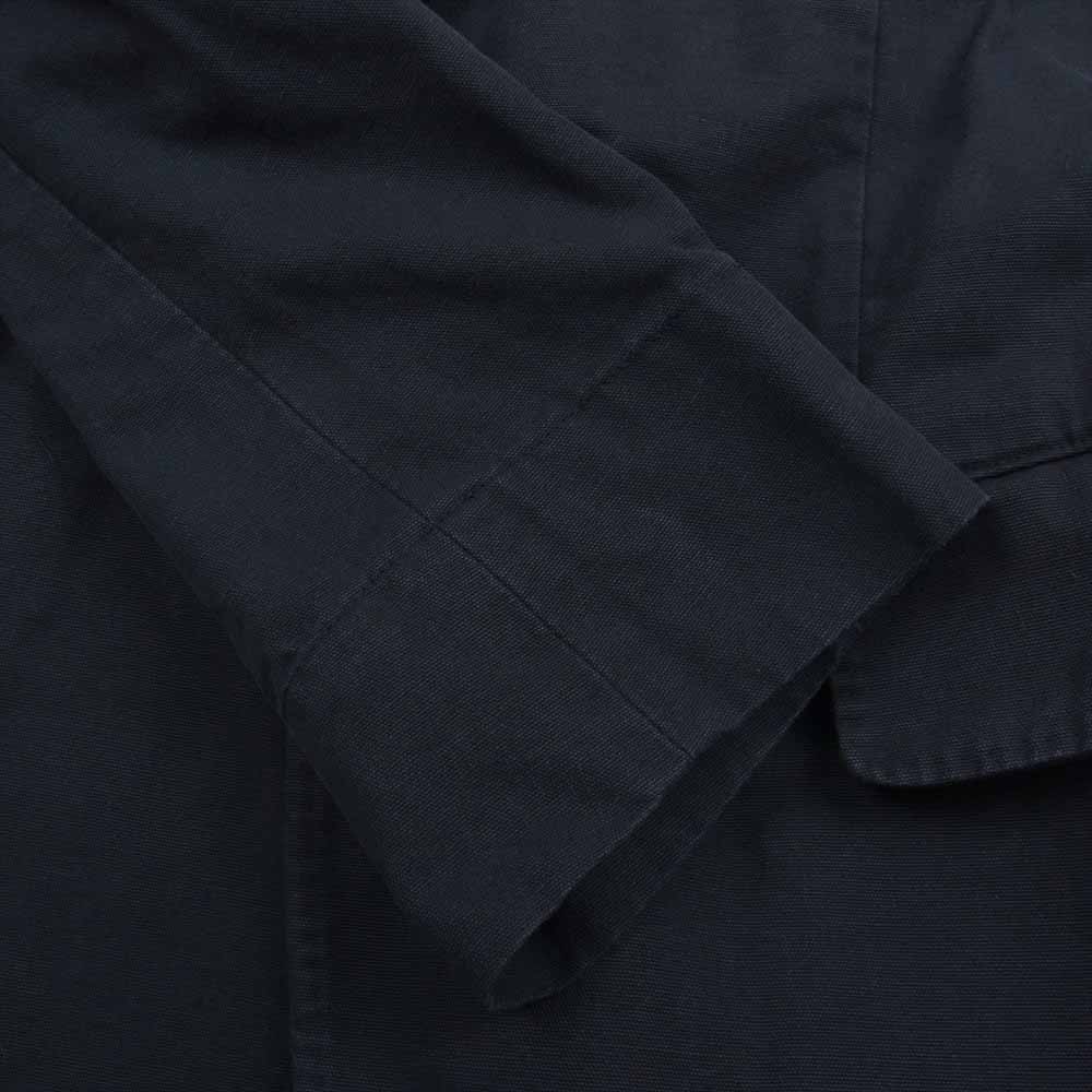 DRIES VAN NOTEN ドリスヴァンノッテン BURKE 5175 BLA M.W.JACKET ピークドラペル テーラード ジャケット ネイビー系 48【中古】