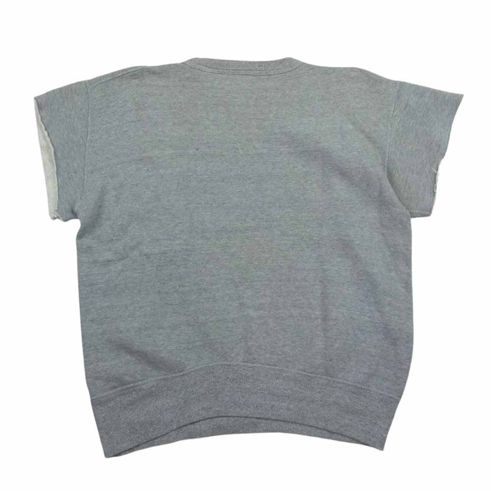 ラッセルアスレチック ヴィンテージ 60s サイズタグ前期 前V カットオフ 半袖 スウェット グレー系 L【中古】