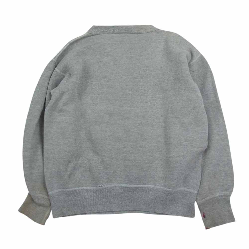 ラッセルアスレチック ヴィンテージ 60s サイズタグ前期 前V 長袖 スウェット グレー系 S【中古】