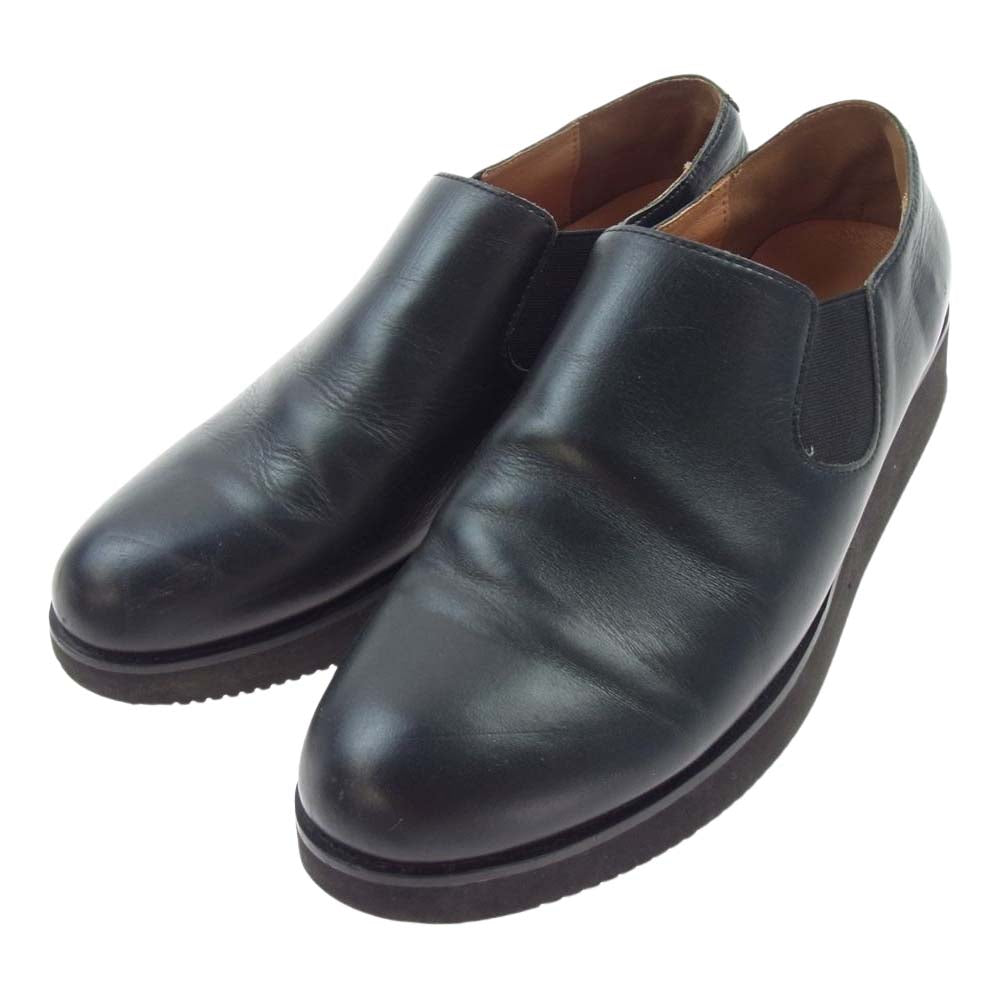 モールシューズ MLS210301-2 SHORT SIDE GORE ショートサイドゴア vibram ビブラムソール レザー スリッポン シューズ ブラック系 US10【中古】