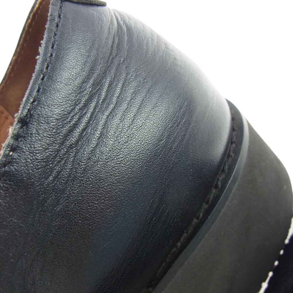 モールシューズ MLS210301-2 SHORT SIDE GORE ショートサイドゴア vibram ビブラムソール レザー スリッポン シューズ ブラック系 US10【中古】