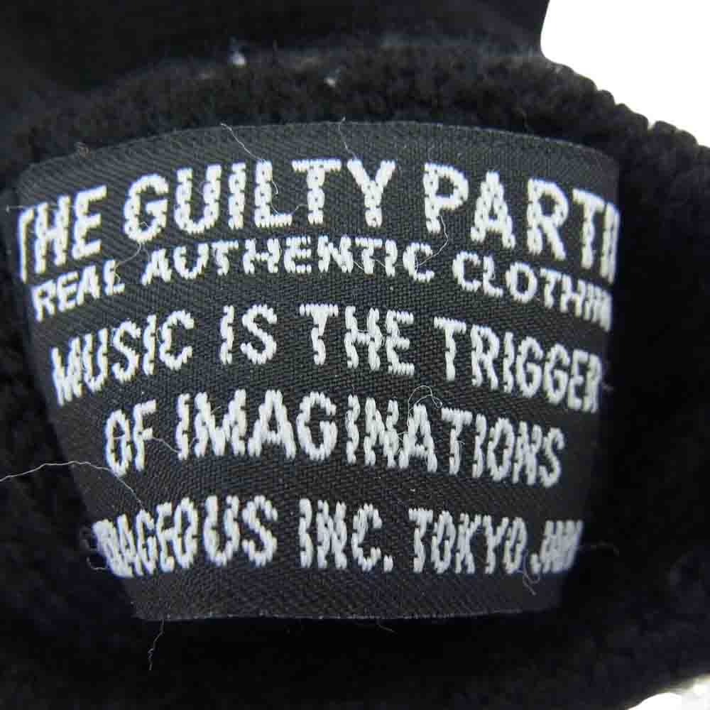 WACKO MARIA ワコマリア GUILTY PARTIES ギルティーパーティーズ フィンガーレス 指無し グローブ 手袋 ブラック系【中古】