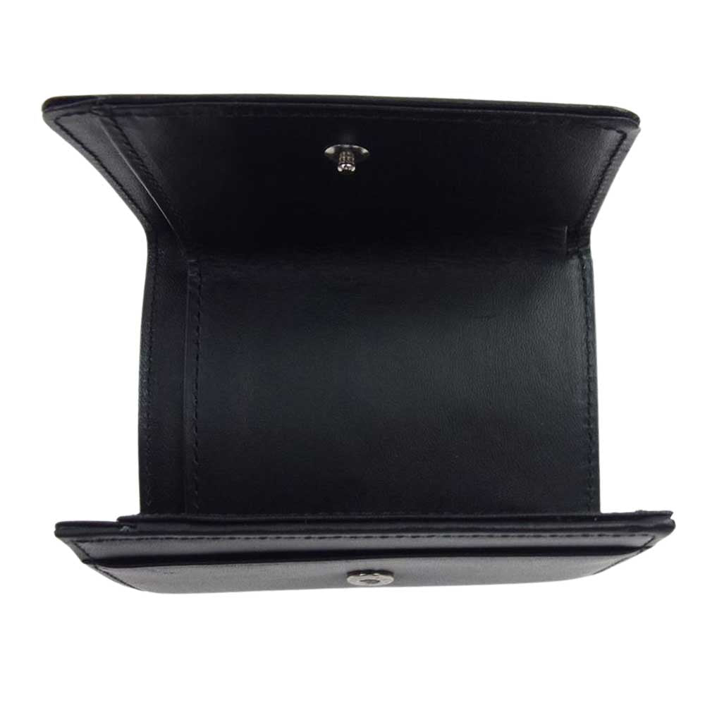 Rude Gallery 三つ折り財布 黒 RUDE GALLERY : THREE FOLD WALLET - MARIA | Gusset