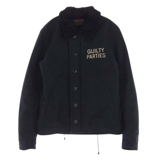 WACKO MARIA ワコマリア GUILTY PARTIES N-1 裏ボア ファー デッキジャケット ブラック系 S【中古】