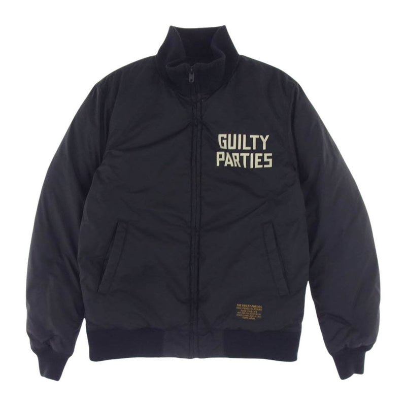 WACKO MARIA ワコマリア 13AW 13AW-OUT-06 GUILTY PARTIES TALONジップ タンカース ダウンジャケット ブラック系 S【中古】