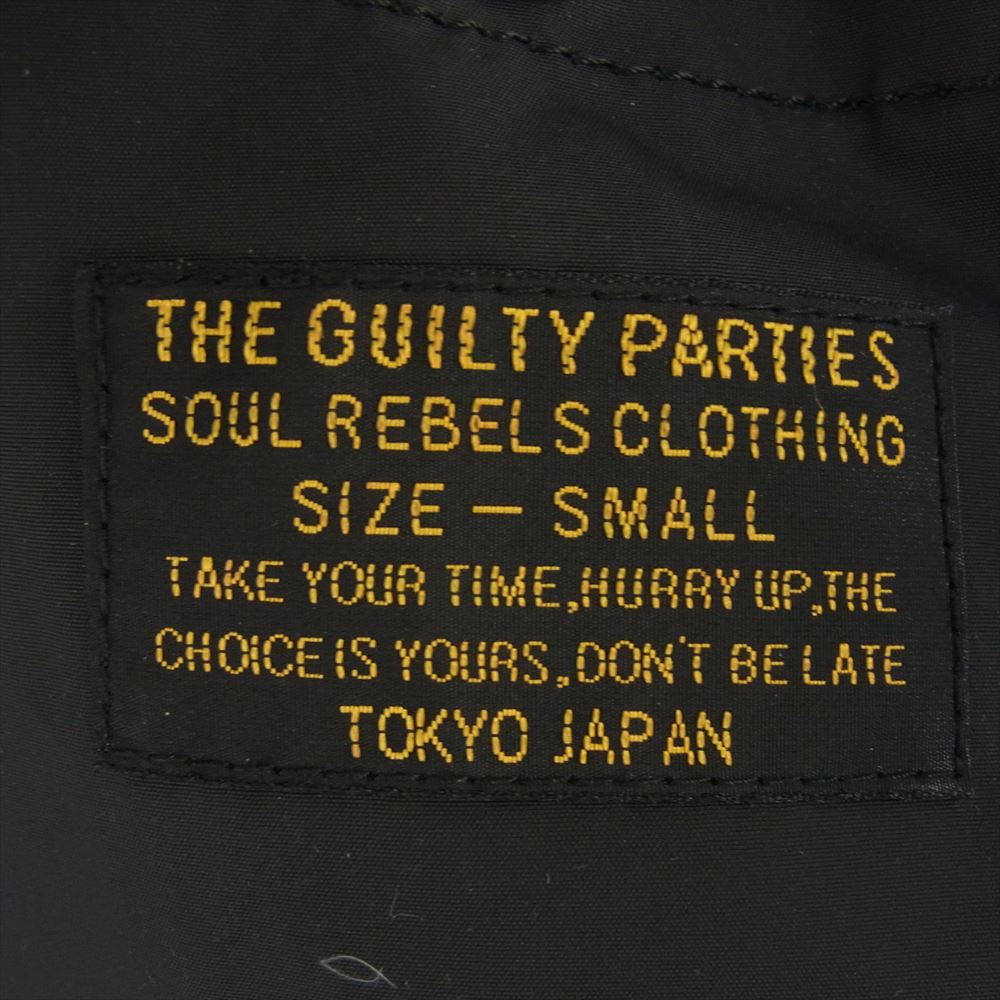 WACKO MARIA ワコマリア 13AW 13AW-OUT-06 GUILTY PARTIES TALONジップ タンカース ダウンジャケット ブラック系 S【中古】