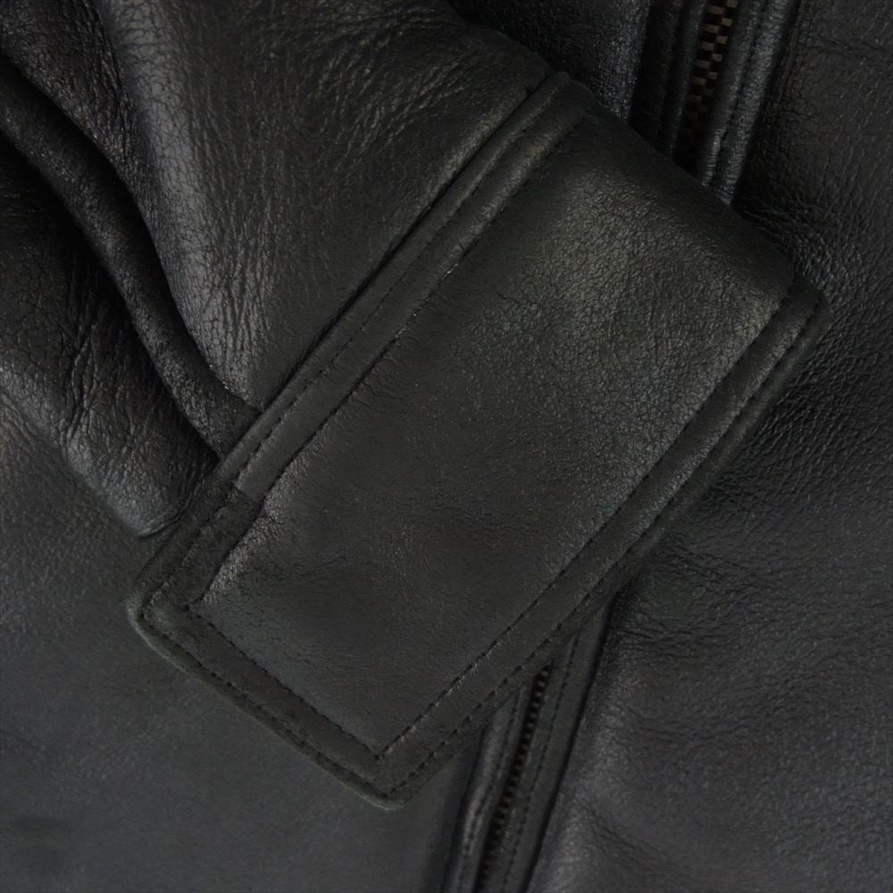 WACKO MARIA ワコマリア 09AW 09AW-LEA-05 G-1 シープスキン ムートン ボア ジャケット ブラック系 S【中古】