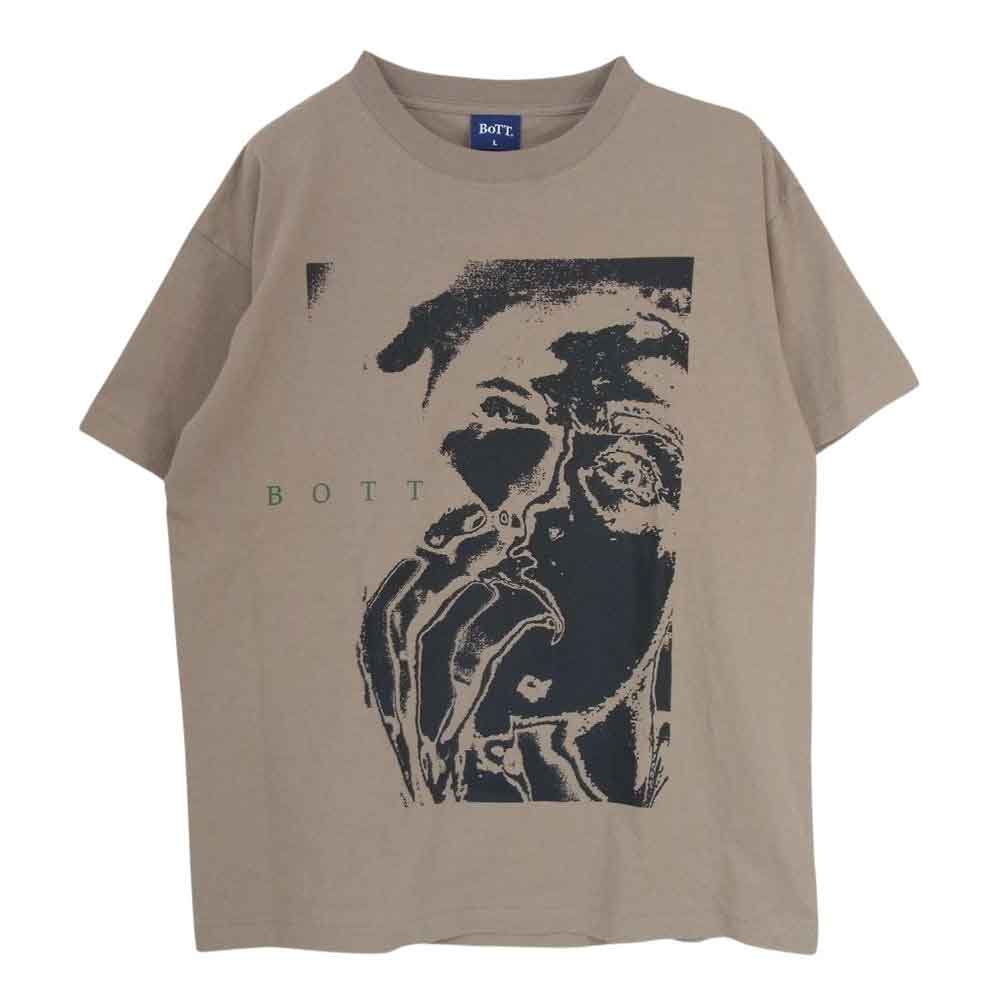 ボット 241BoTT31 Delta Tee デルタ プリント Tシャツ 半袖 ブラウン系 L【中古】