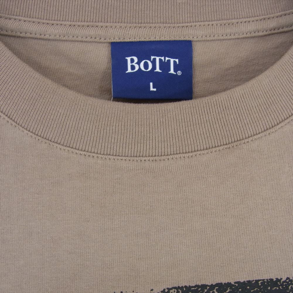 ボット 241BoTT31 Delta Tee デルタ プリント Tシャツ 半袖 ブラウン系 L【中古】