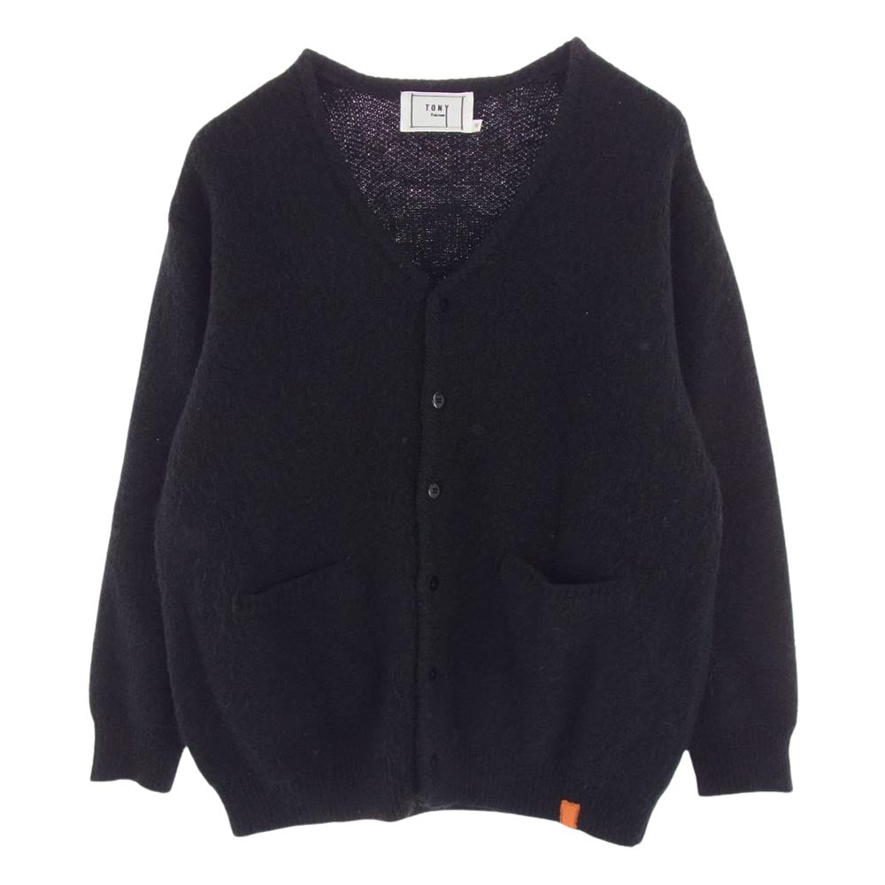 トニータイズサン 21AW Kurt Mohair Cardigan モヘア カーディガン ブラック系 M【中古】