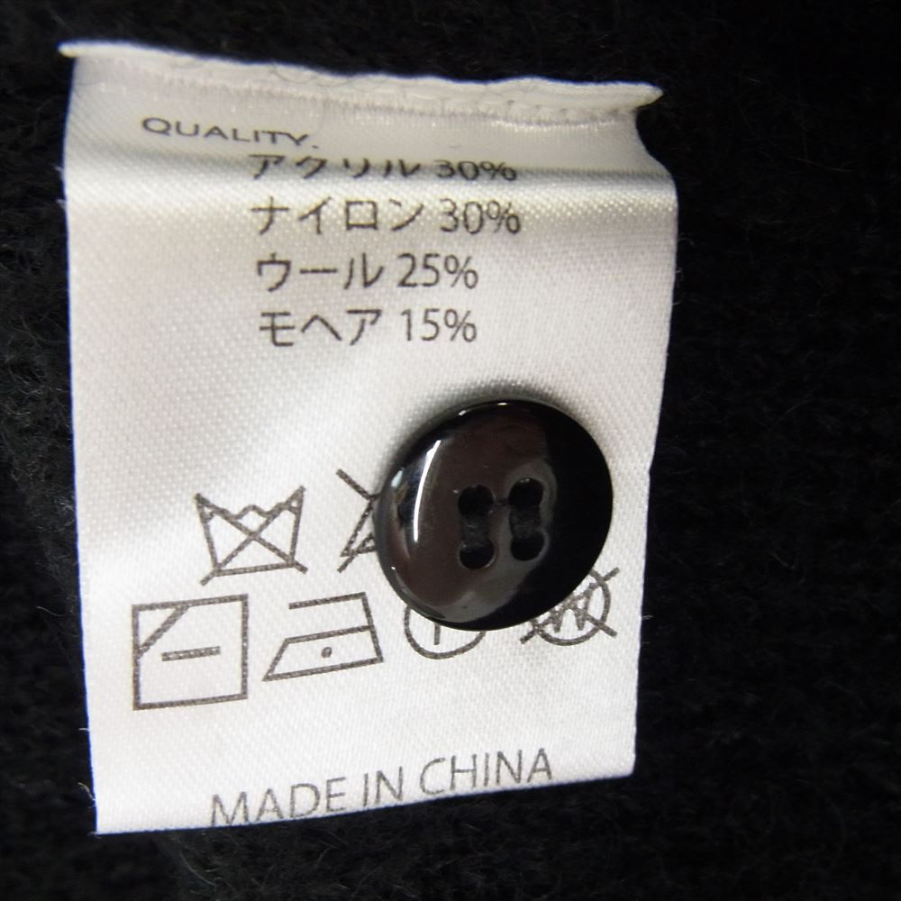 トニータイズサン 21AW Kurt Mohair Cardigan モヘア カーディガン ブラック系 M【中古】