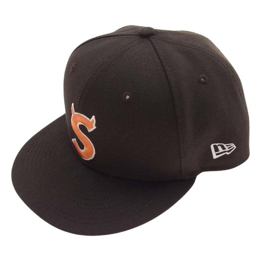 Supreme シュプリーム 22AW S Logo New Era Cap Sロゴ ニューエラ ツノ 角 キャップ 帽子  ブラウン系 58.7cm【中古】