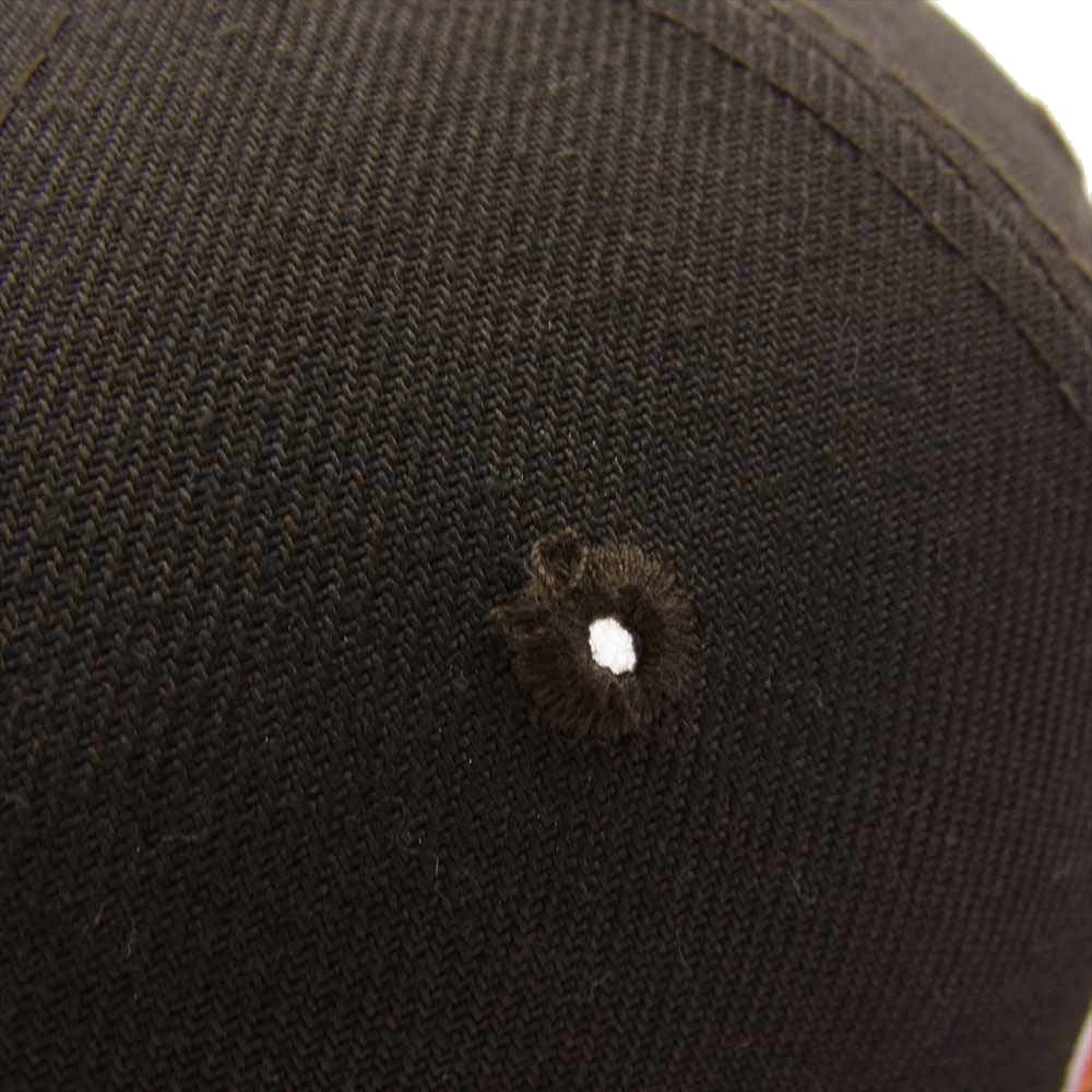 Supreme シュプリーム 22AW S Logo New Era Cap Sロゴ ニューエラ ツノ 角 キャップ 帽子  ブラウン系 58.7cm【中古】