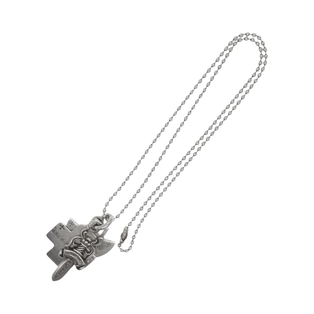 CHROME HEARTS クロムハーツ（原本無） 3TRINKETS OLD スリートリンケッツ オールド ペンダントトップ シルバー系【中古】