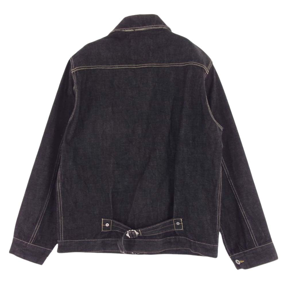STUSSY ステューシー Authentic GEAR オーセンティックギア 裏地総柄 吹き出し柄 デニム ジャケット インディゴブルー系 M【中古】