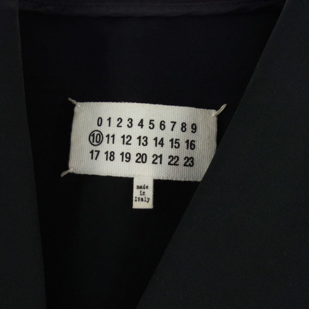 MAISON MARGIELA メゾンマルジェラ 19SS S50BN0370 ボタンレス ノーカラー テーラード ジャケット  ブラック系 46【中古】
