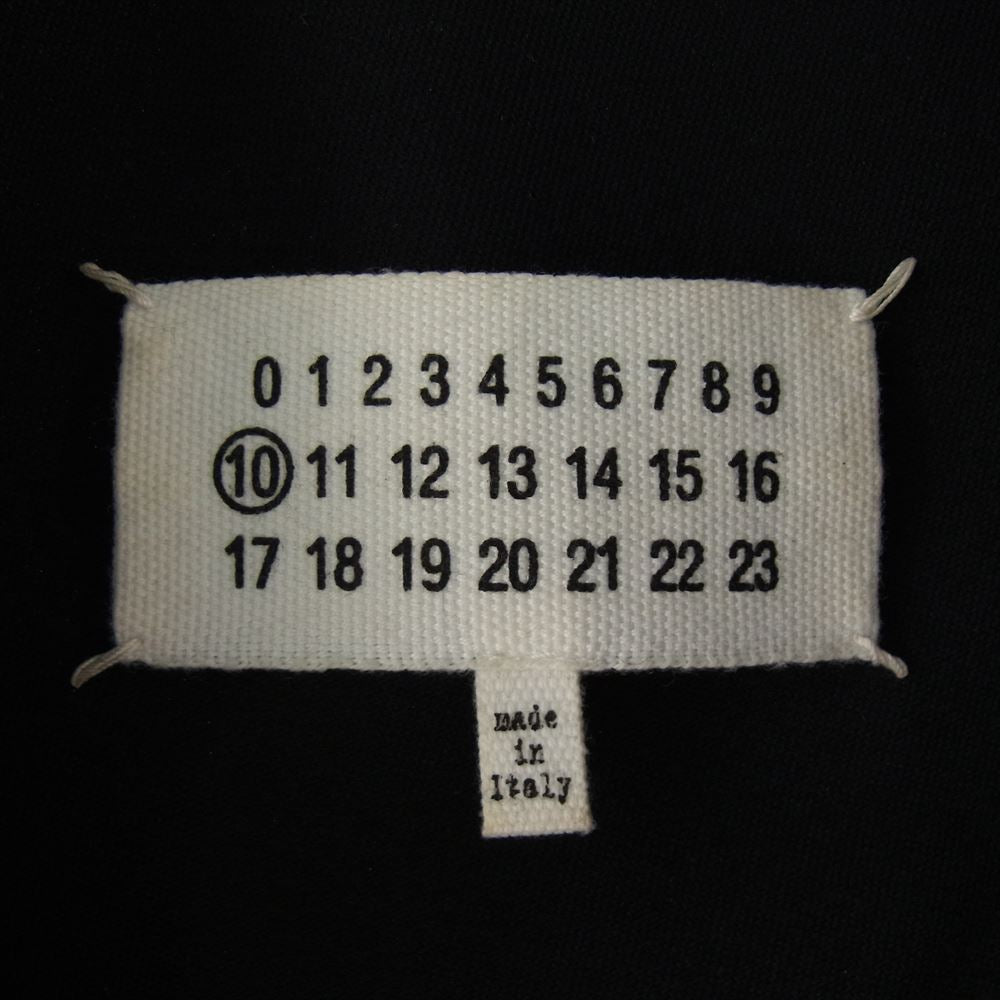 MAISON MARGIELA メゾンマルジェラ 19SS S50BN0370 ボタンレス ノーカラー テーラード ジャケット  ブラック系 46【中古】