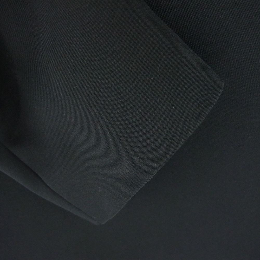 MAISON MARGIELA メゾンマルジェラ 19SS S50BN0370 ボタンレス ノーカラー テーラード ジャケット  ブラック系 46【中古】