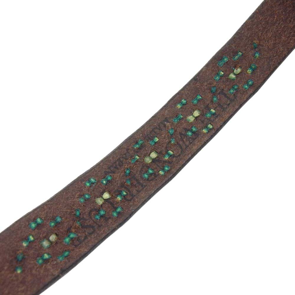 ワンダーラスト 15mm STUDS BRACELET スタッズ ブレスレット ライトブラウン系【中古】