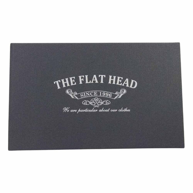 THE FLAT HEAD ザフラットヘッド STOCKBURG ストックバーグ 多脂革 コンパクト ウォレット 財布 ブラウン系【中古】