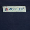 MONCLER モンクレール B10918007450 国内正規品 MAGLIA T-SHIRT モザイクロゴプリント マリア クルーネック 半袖 Tシャツ ネイビー系 L【中古】