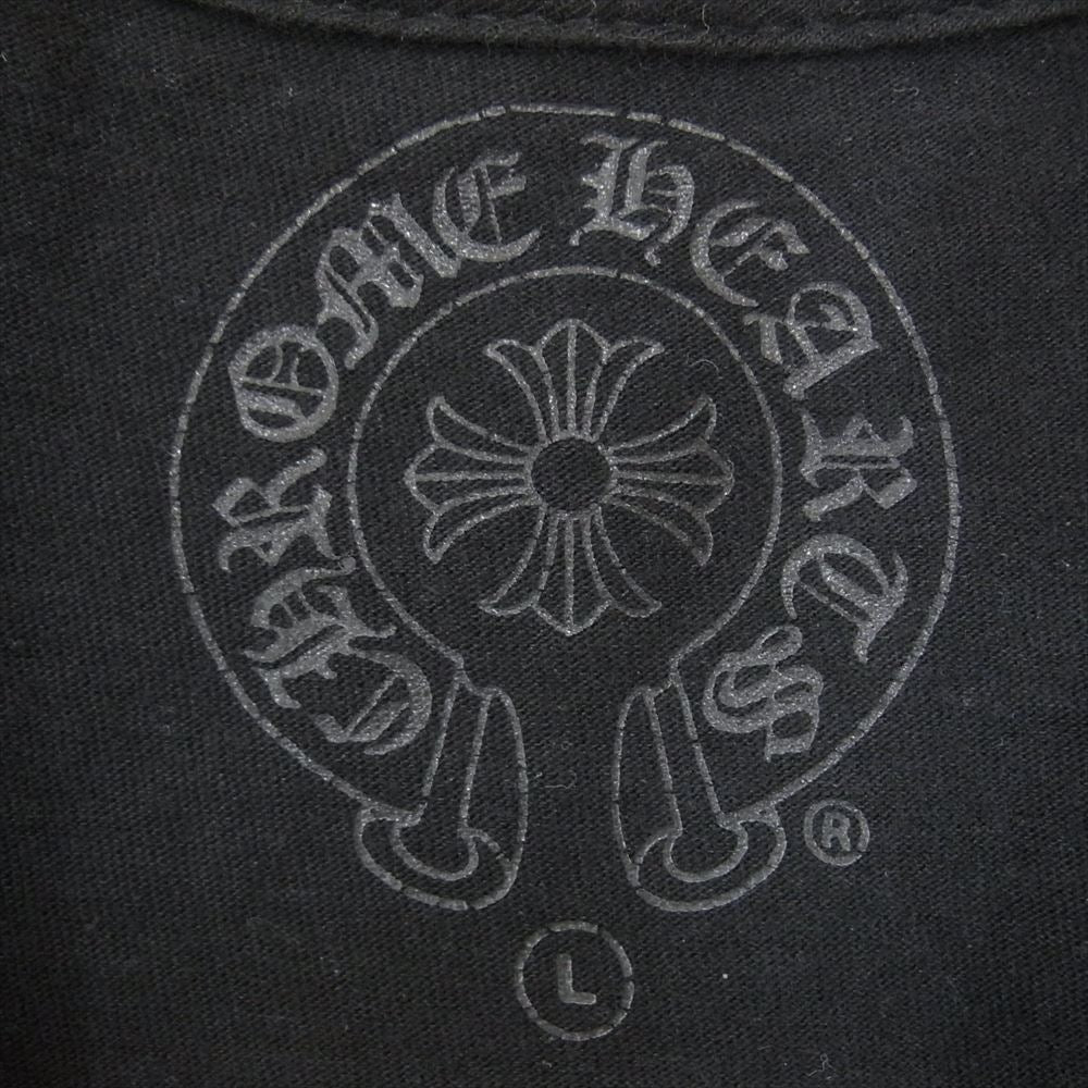 CHROME HEARTS クロムハーツ（原本無） Made in Hollywood メイドインハリウッド ヴァインダガープリント 長袖 Tシャツ カットソー ブラック系 L【中古】