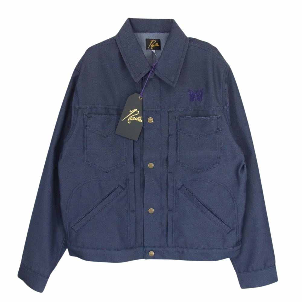 Needles ニードルス OT186 Penny Jeen Jacket Poly Twill デニム ジャケット  ネイビー系 S【極上美品】【中古】