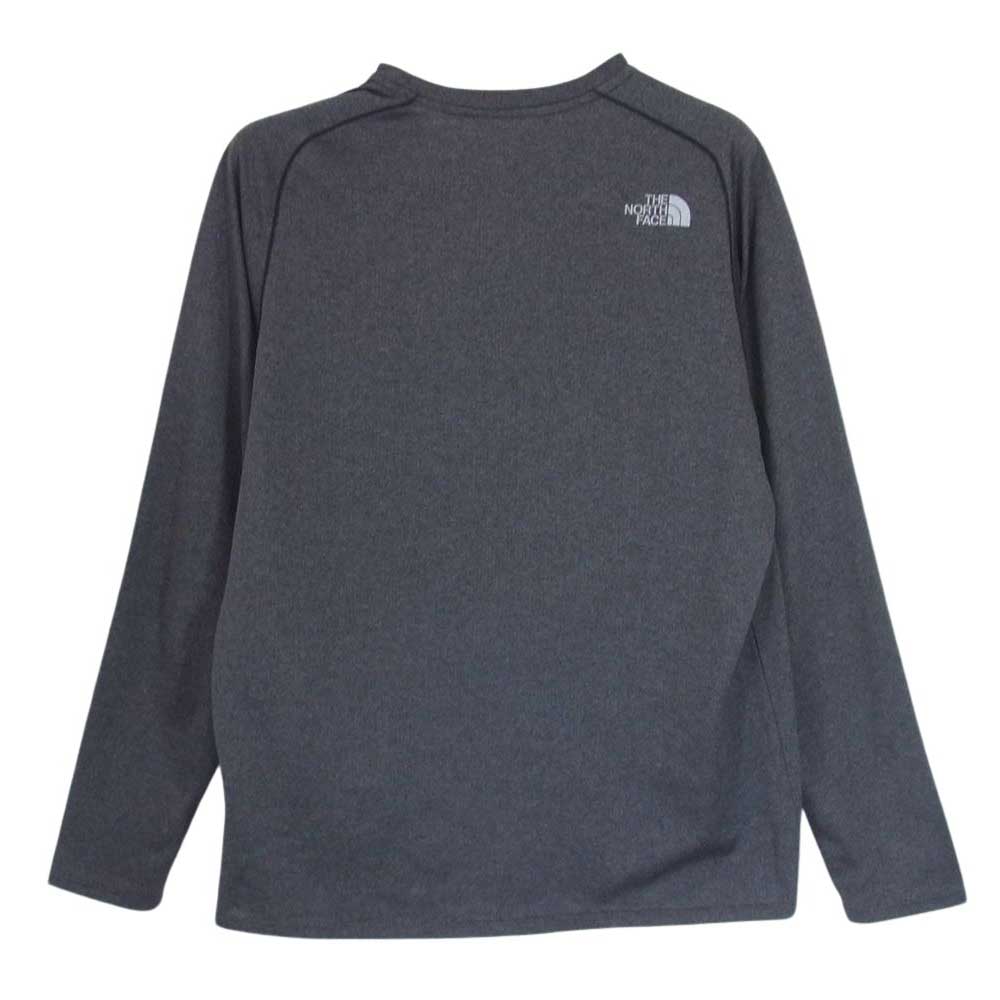 THE NORTH FACE ノースフェイス NT61889 GTD Melange Crew GTD メランジ クルー ロングスリーブ Tシャツ グレー系 M【中古】