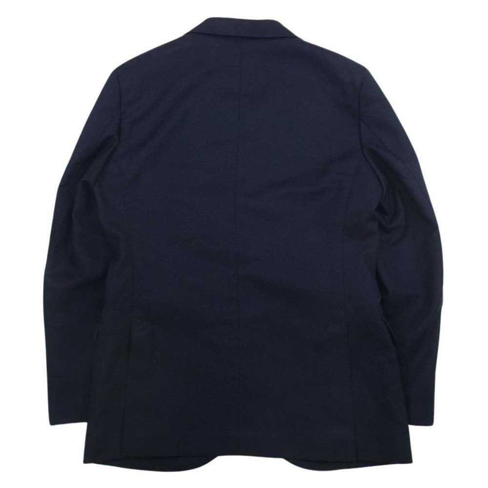 MACKINTOSH PHILOSOPHY マッキントッシュフィロソフィー H1E20-400-29 TROTTER JACKET トロッター バーズアイ ストレッチ シングル テーラード ジャケット  ネイビー系 38R【中古】