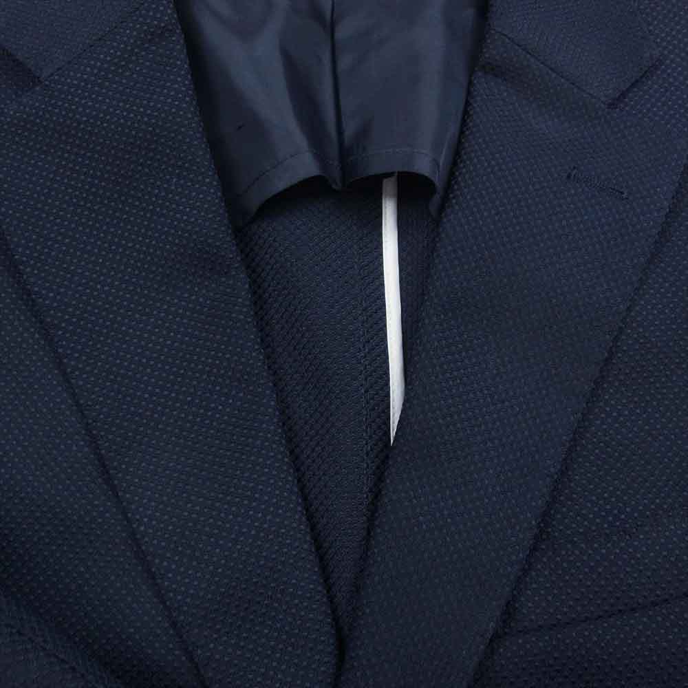 MACKINTOSH PHILOSOPHY マッキントッシュフィロソフィー H1E20-400-29 TROTTER JACKET トロッター バーズアイ ストレッチ シングル テーラード ジャケット  ネイビー系 38R【中古】