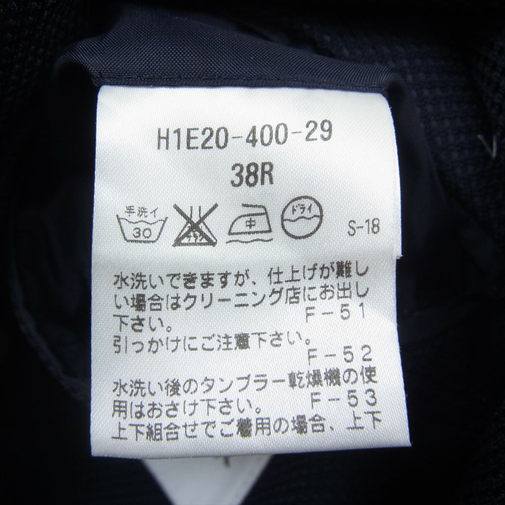 MACKINTOSH PHILOSOPHY マッキントッシュフィロソフィー H1E20-400-29 TROTTER JACKET トロッター バーズアイ ストレッチ シングル テーラード ジャケット  ネイビー系 38R【中古】