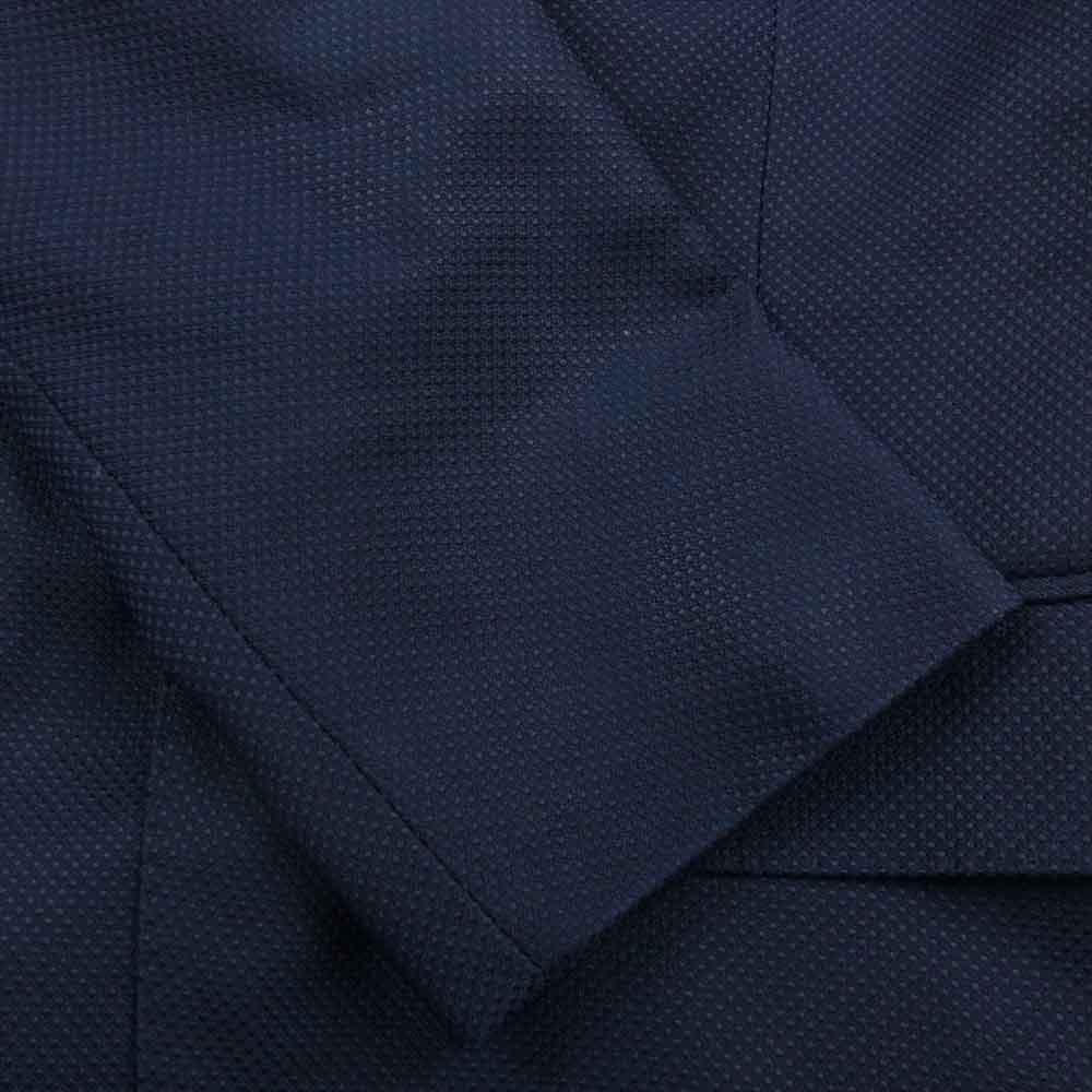 MACKINTOSH PHILOSOPHY マッキントッシュフィロソフィー H1E20-400-29 TROTTER JACKET トロッター バーズアイ ストレッチ シングル テーラード ジャケット  ネイビー系 38R【中古】
