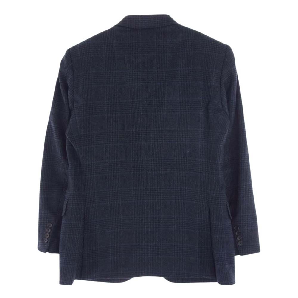 Mackintosh マッキントッシュ G1D11-212-28 カシミヤ チェック テーラード ジャケット ネイビー系【中古】