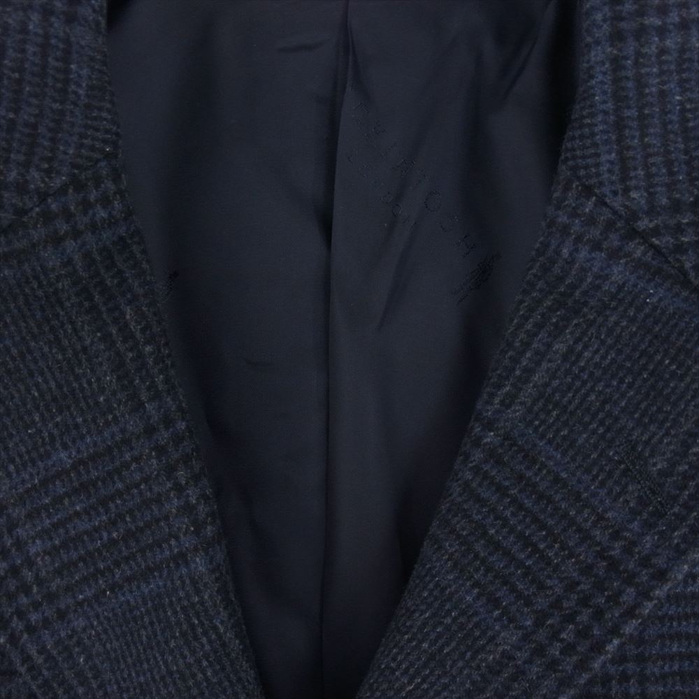 Mackintosh マッキントッシュ G1D11-212-28 カシミヤ チェック テーラード ジャケット ネイビー系【中古】