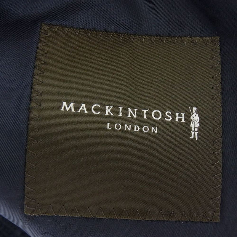 Mackintosh マッキントッシュ G1D11-212-28 カシミヤ チェック テーラード ジャケット ネイビー系【中古】