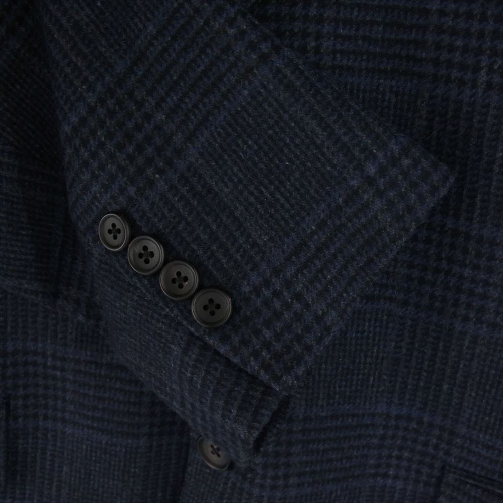Mackintosh マッキントッシュ G1D11-212-28 カシミヤ チェック テーラード ジャケット ネイビー系【中古】