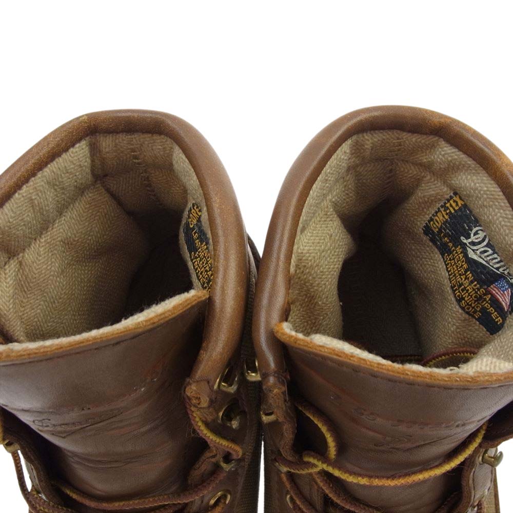 Danner ダナー USA製 黒タグ GORETEX DANNER LIGHT ダナーライト ゴアテックス  ブラウン系 7【中古】