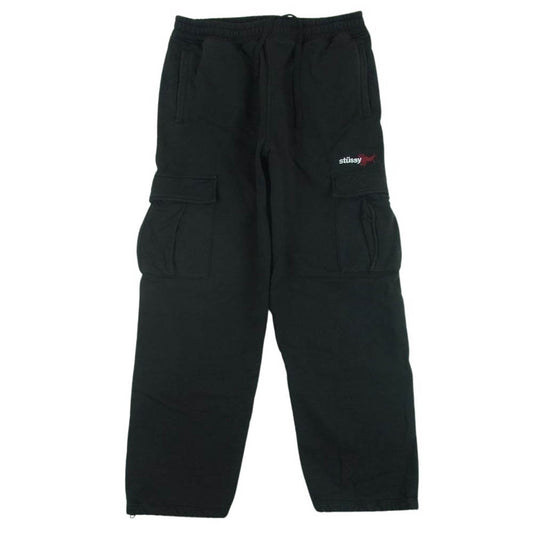 STUSSY ステューシー 22AW Sport Cargo Fleece Pant スウェット カーゴ パンツ コットン ベトナム製 ブラック系 M【中古】
